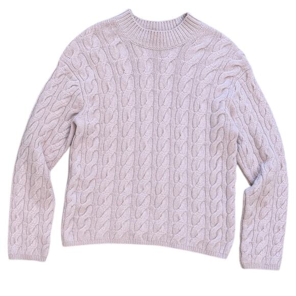 VINCE Twisted Cable Wool & Cashmere-Blend Sweater - Picture 7 of 10